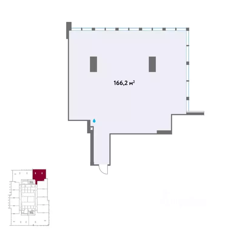 Офис в Москва Кинематографический кв-л,  (166 м) - Фото 2