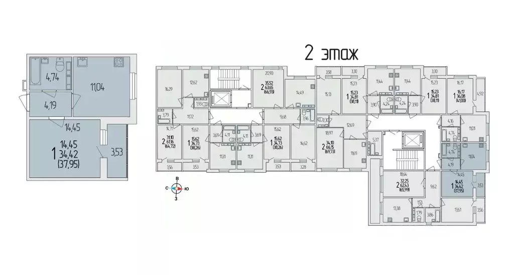 1-к кв. Белгородская область, Белгородский район, Разумное рп ул. ... - Фото 1