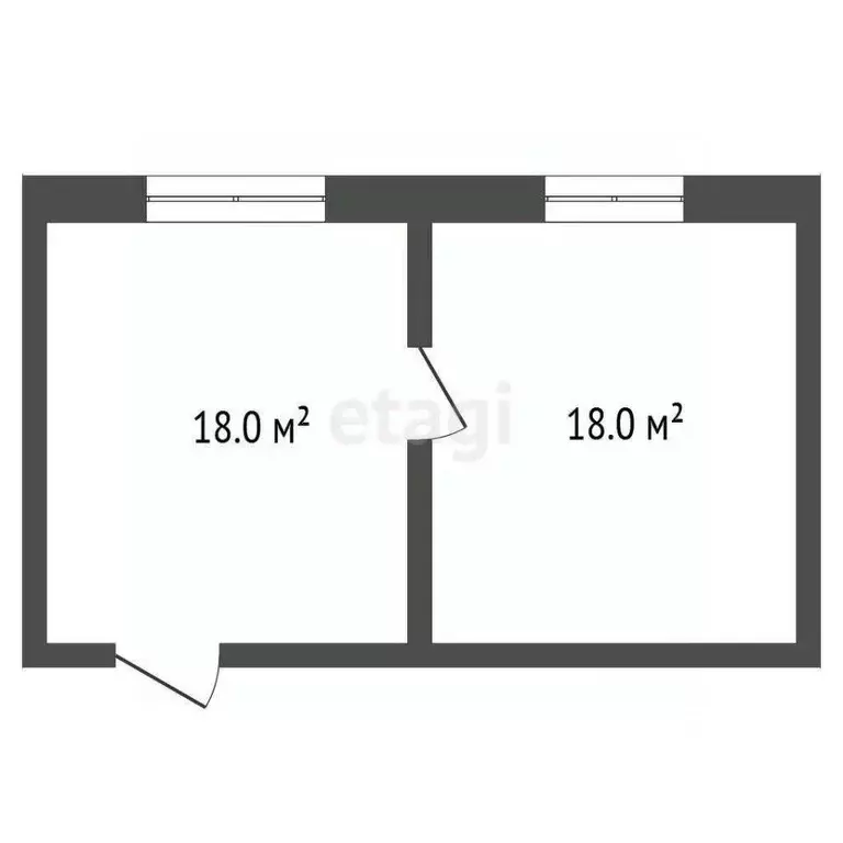 Комната Архангельская область, Вычегодский рп ул. 8 Марта, 5 (34.6 м) - Фото 2