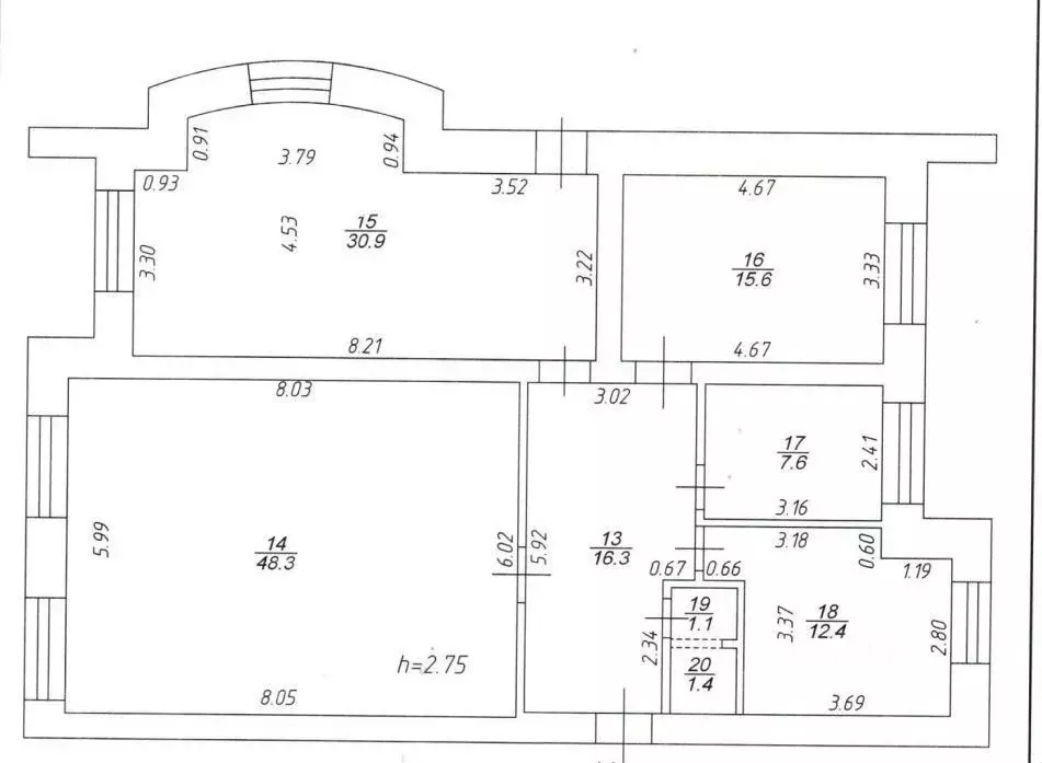 Офис в Тверская область, Тверь Московская ул., 1 (133 м) - Фото 1