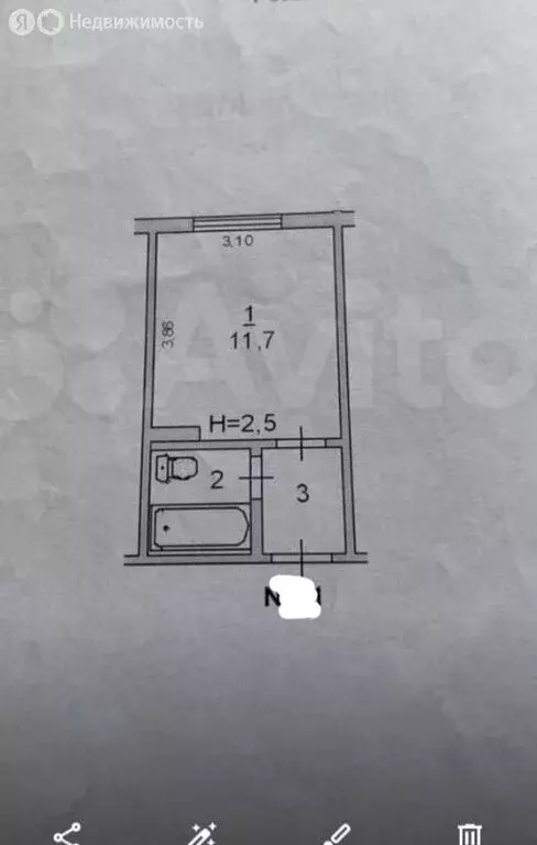1-комнатная квартира: Усть-Илимск, улица Наймушина, 32 (17.1 м) - Фото 1