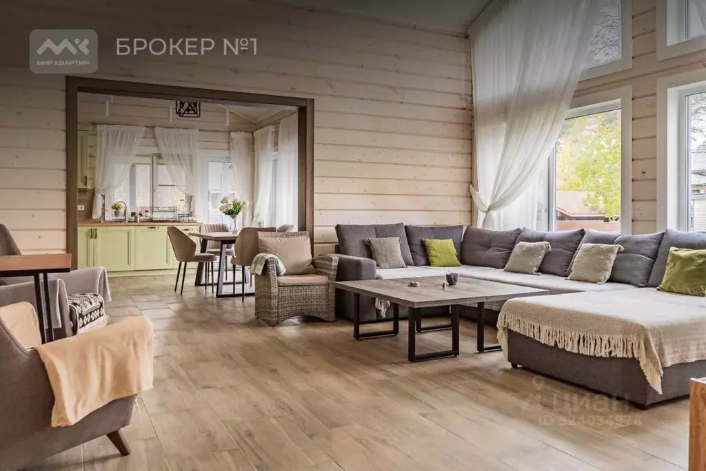 Дом в Ленинградская область, Выборгский район, Полянское с/пос, пос. ... - Фото 1