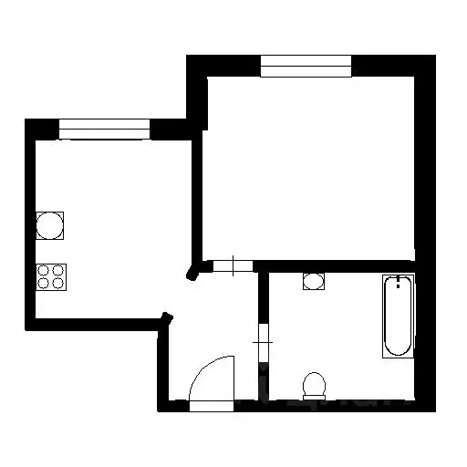 1-к кв. Санкт-Петербург Пражская ул., 37К3 (34.0 м) - Фото 2