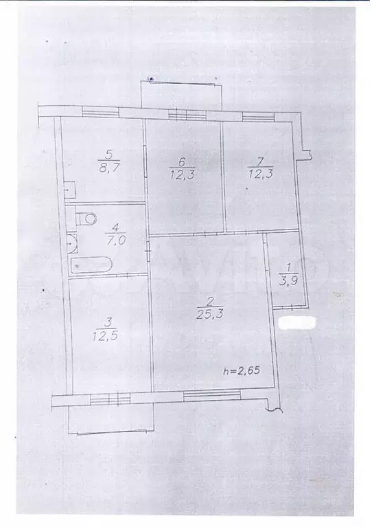 4-к. квартира, 82 м, 6/10 эт. - Фото 0