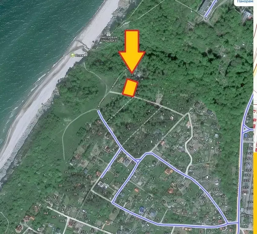 Участок в Калининградская область, Светлогорский городской округ, пос. ... - Фото 1