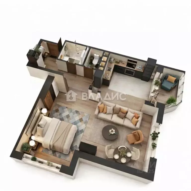 1-к кв. Владимирская область, Ковров ул. Сергея Лазо, 5 (61.6 м) - Фото 1