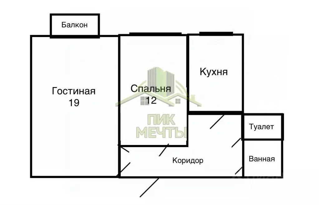 2-к кв. Бурятия, Улан-Удэ Тобольская ул., 61 (51.0 м) - Фото 2
