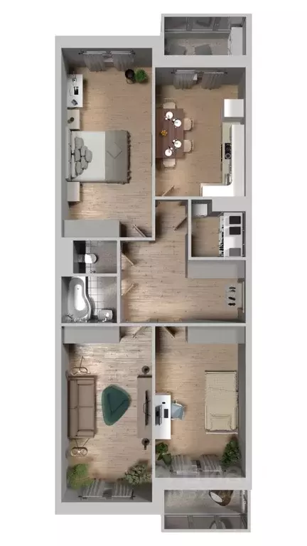 3-к кв. Московская область, Пушкинский городской округ, с. Тарасовка, ... - Фото 1