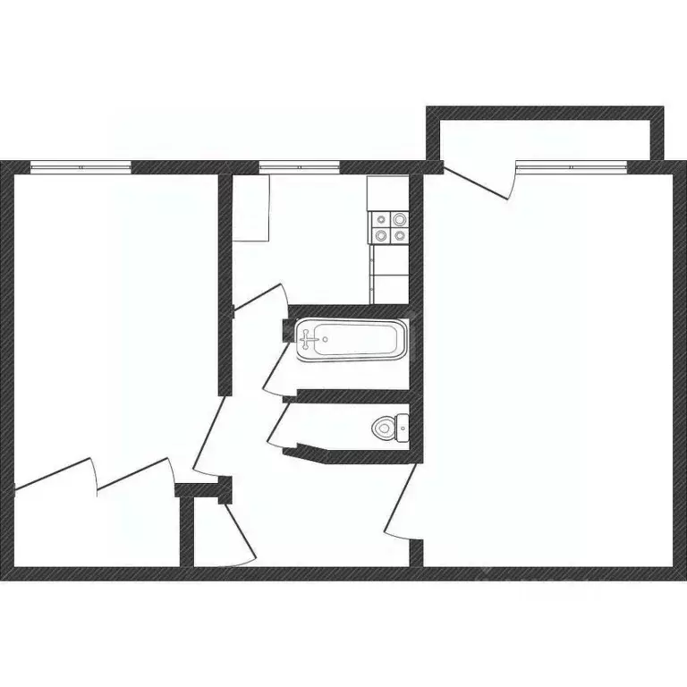 2-к кв. Смоленская область, Сафоново Завода ГМП мкр, 34 (44.2 м) - Фото 2
