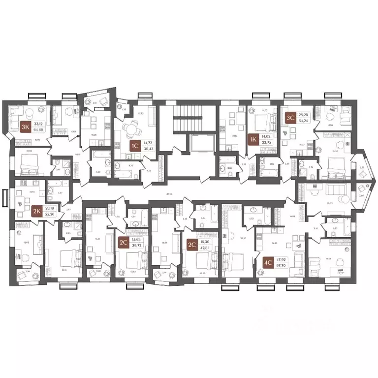 3-к кв. Башкортостан, Уфа Глумилино жилрайон, Холмогоры жилой комплекс ... - Фото 2