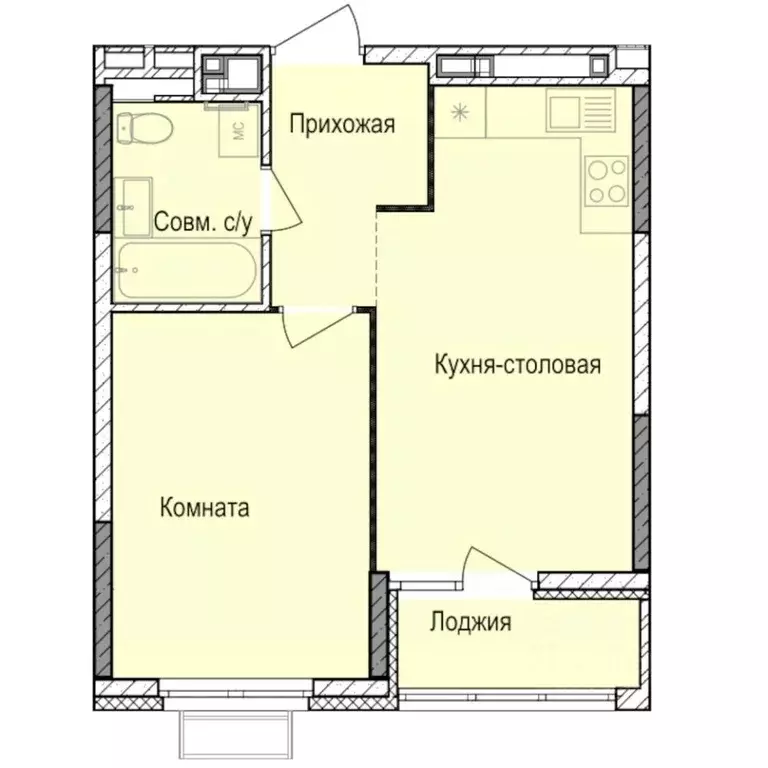 1-к кв. Удмуртия, Ижевск Автопроизводство жилрайон, Норвежский Лес ... - Фото 1