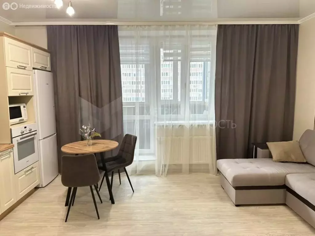 Квартира-студия: Тюмень, улица Беляева, 33к1 (27.9 м) - Фото 1