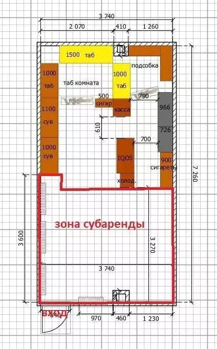 Торговая площадь в Санкт-Петербург Боткинская ул., 3к1 (12 м) - Фото 2
