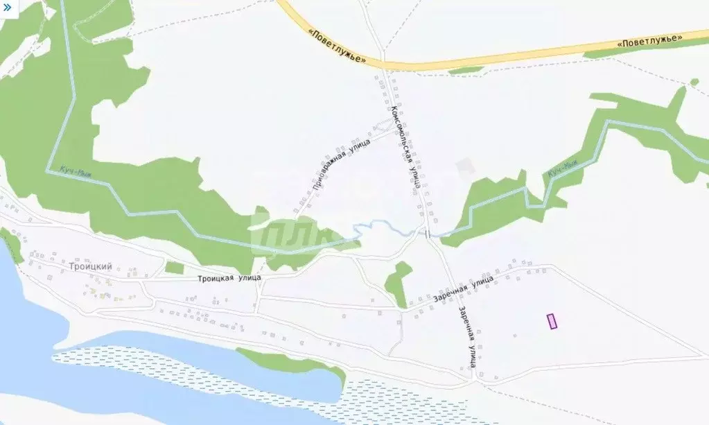 Участок в Марий Эл, Килемарский муниципальный округ, д. Мазикино  ... - Фото 1