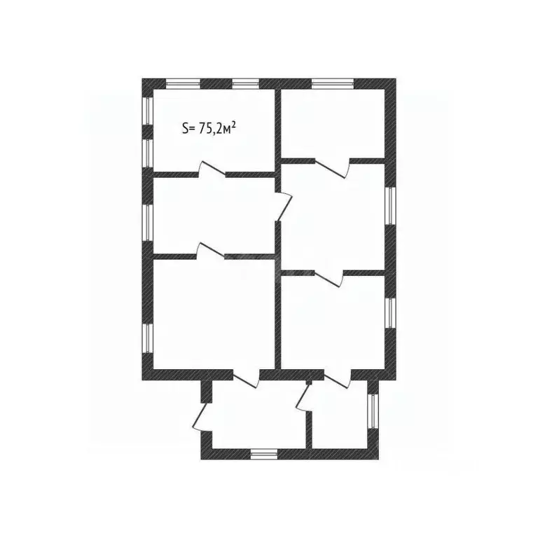 Дом в Брянская область, Почеп ул. Горького (75 м) - Фото 1