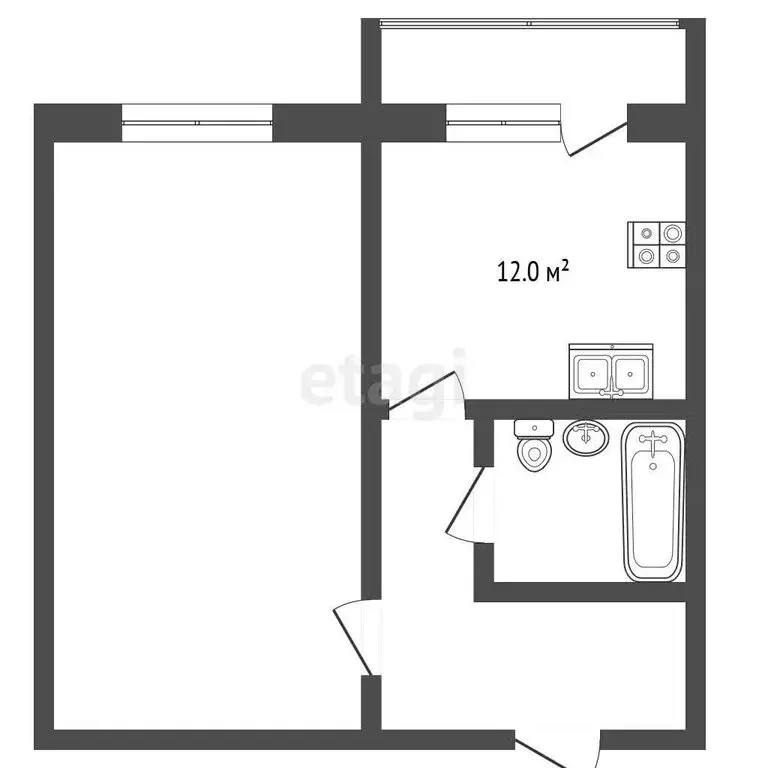 1-комнатная квартира: Саранск, Арзамасская улица, 3 (43 м) - Фото 1