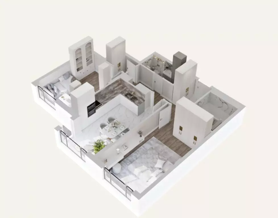 Продаётся 2-к квартира, 62 м - Фото 1