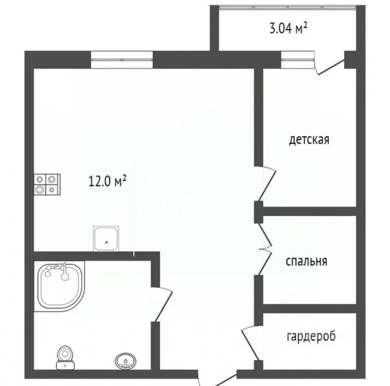 2-к кв. Московская область, Одинцово ул. Белорусская, 10 (55.0 м) - Фото 1