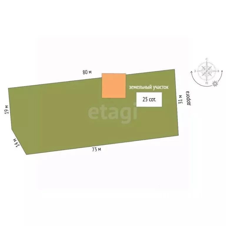 Участок в Ярославская область, Рыбинский муниципальный округ, с. ... - Фото 2