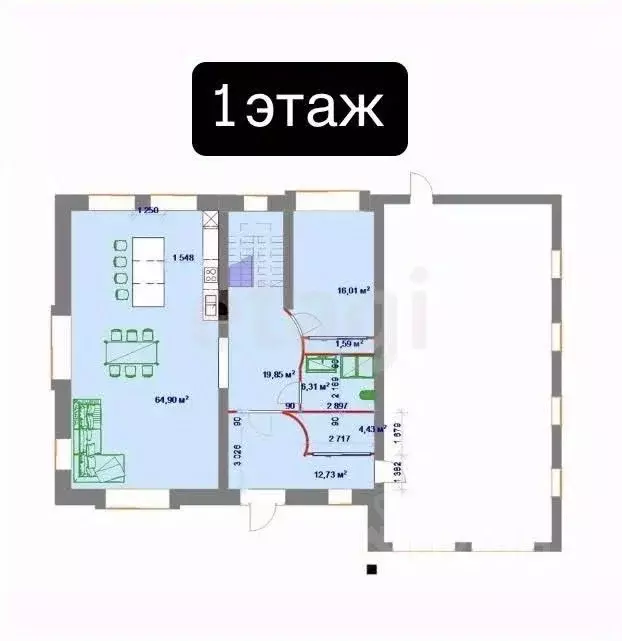 Дом в Ульяновская область, Ульяновск городской округ, пос. Ленинский ... - Фото 2