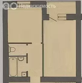 1-комнатная квартира: Самара, Солнечная улица, 49 (29.9 м) - Фото 1