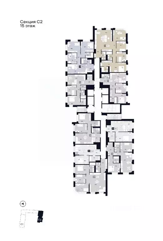 3-к кв. Москва Лодочная ул., 27К2 (78.6 м) - Фото 1