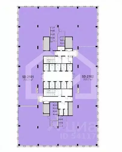 Помещение свободного назначения в Москва Дмитровский проезд, вл1Г (790 ... - Фото 2