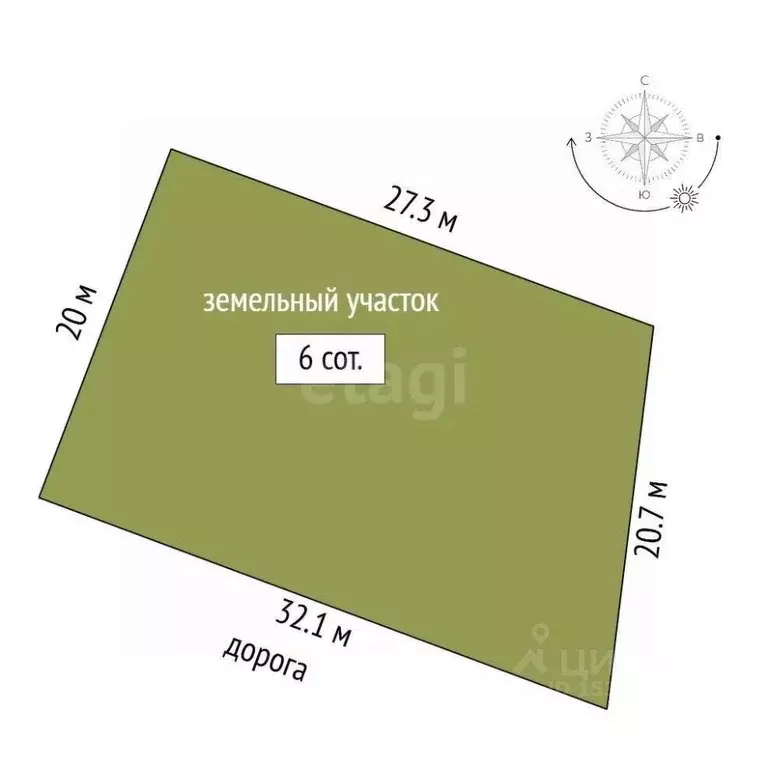 Участок в Тюменская область, Тобольск ул. Венгерского (6.0 сот.) - Фото 2