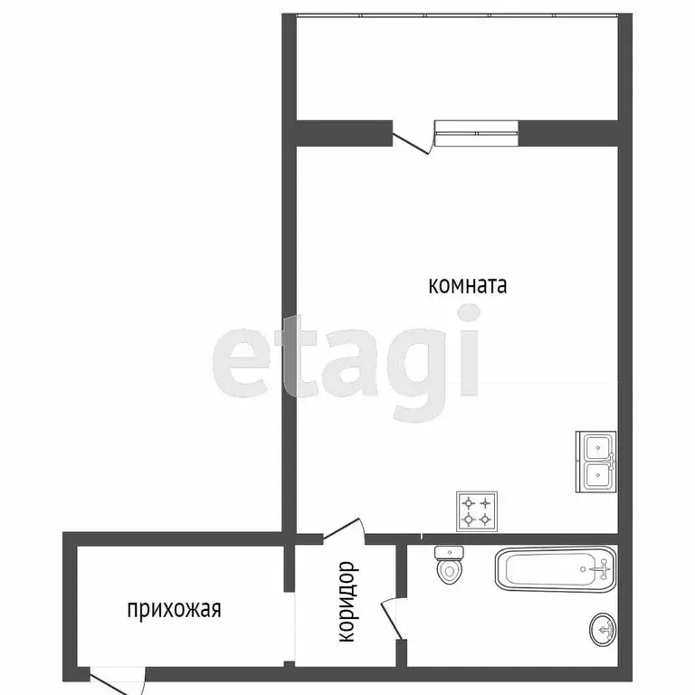 1-комнатная квартира: Тюмень, Интернациональная улица, 199к2 (36.1 м) - Фото 0