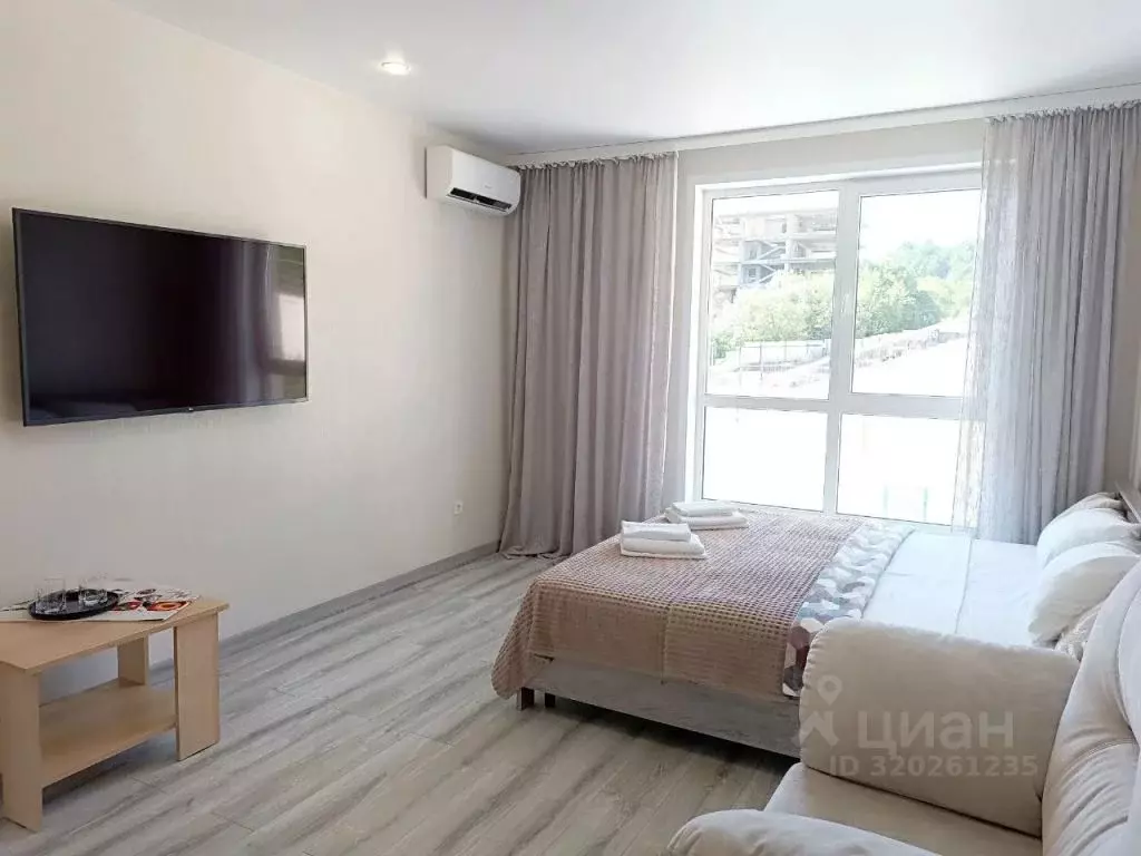 1-к кв. Крым, Ялта муниципальный округ, Виноградное пгт ш. ... - Фото 1