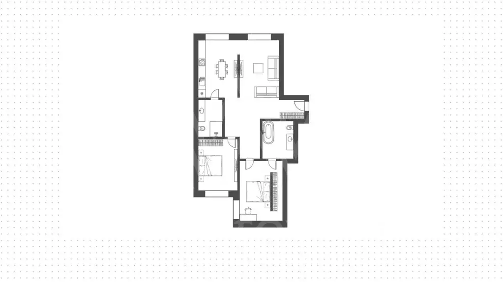 3-к кв. Москва Казарменный пер., 3 (150.0 м) - Фото 1