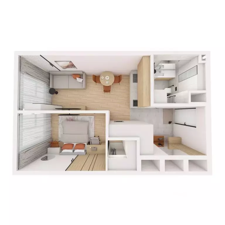 2-к кв. Приморский край, Владивосток ул. Нейбута (48.53 м) - Фото 2