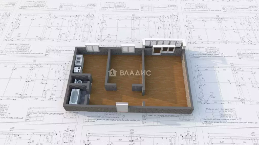2-к кв. Иркутская область, Ангарск 29-й мкр, 10 (49.8 м) - Фото 2