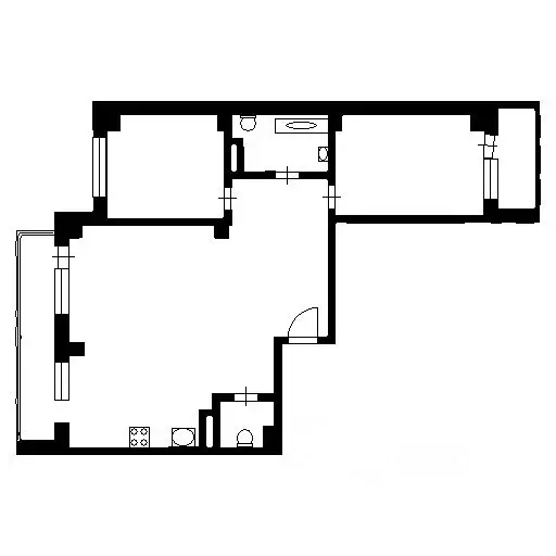 2-к кв. Челябинская область, Челябинск ул. 40-летия Победы, 7 (80.3 м) - Фото 2