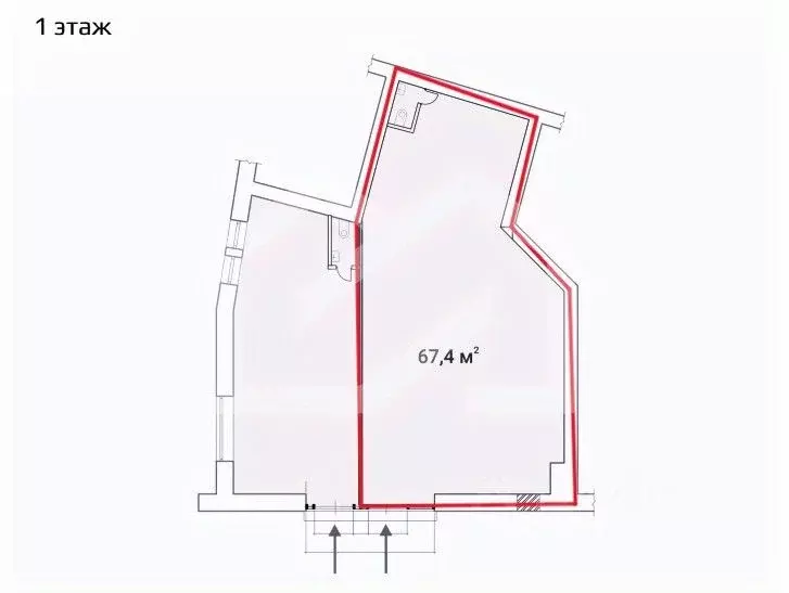 Помещение свободного назначения в Москва Никольская ул., 25 (67 м) - Фото 2