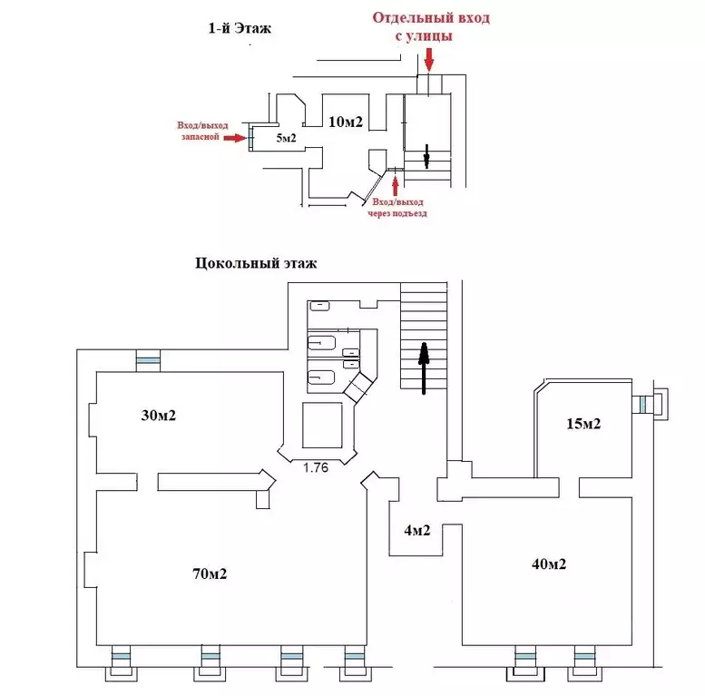 Помещение свободного назначения в Москва Малый Каковинский пер., 3 ... - Фото 1