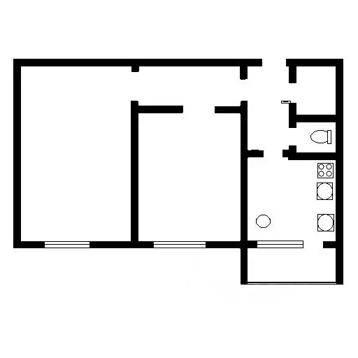 2-к кв. Орловская область, Орел ул. Металлургов, 54 (56.0 м) - Фото 2