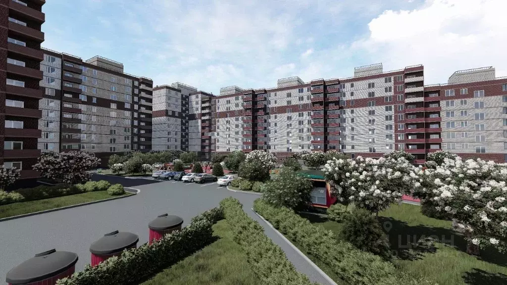 2-к кв. Псковская область, Псков ул. Юности, 32 (51.58 м) - Фото 2