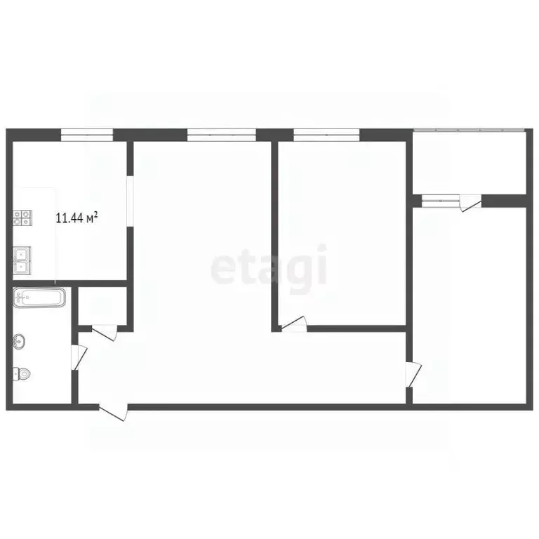 3-к кв. Пензенская область, Пенза ул. Калинина, 4 (85.5 м) - Фото 1