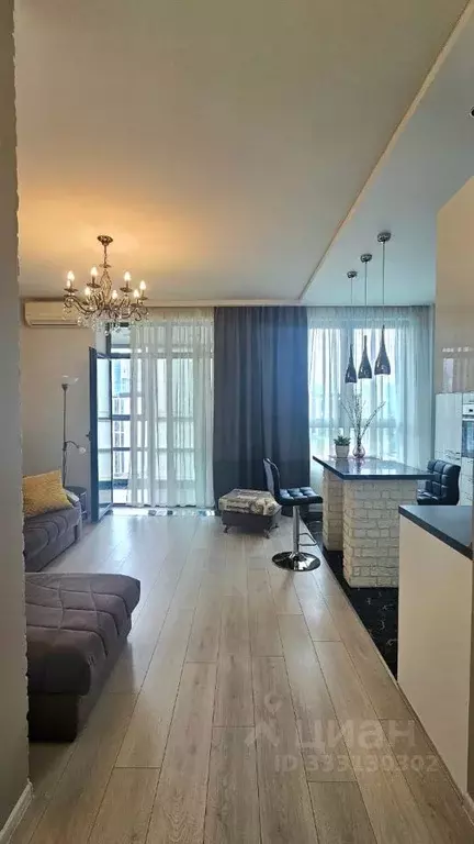 Студия Москва Береговой проезд, 1Б (40.0 м) - Фото 1