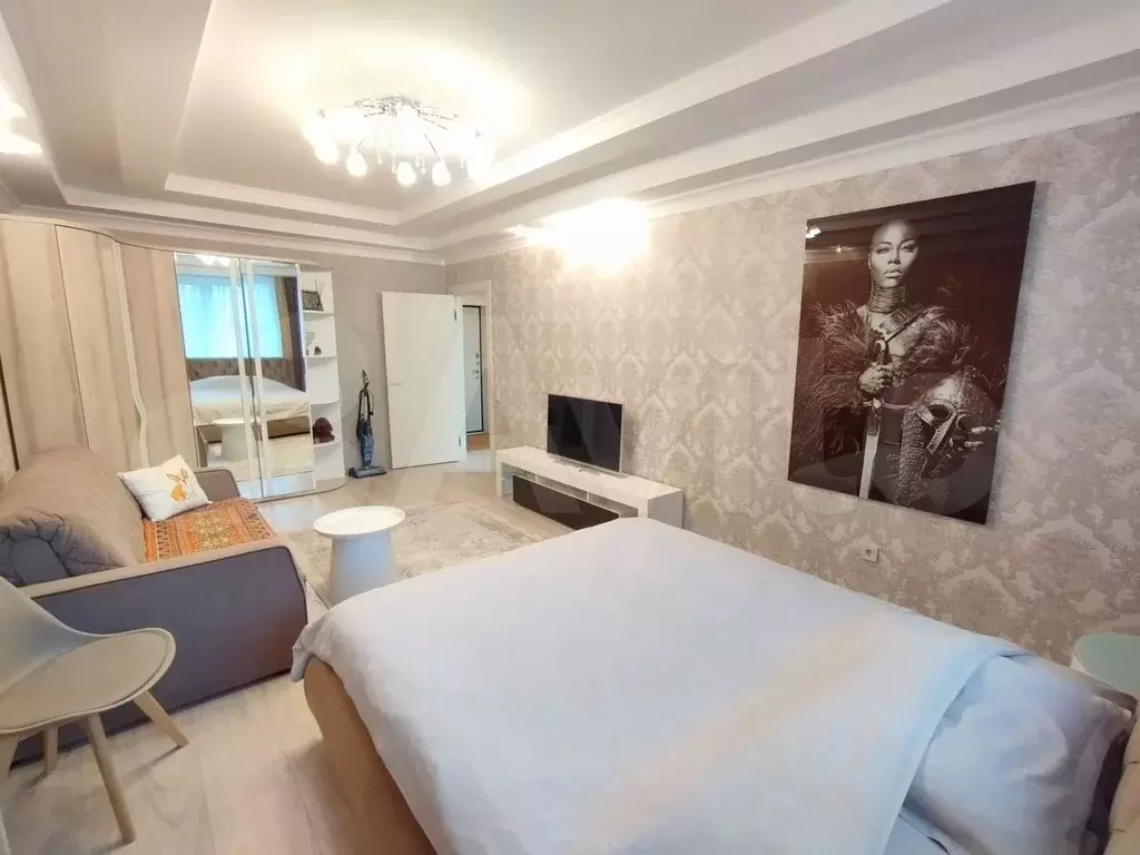 1-к. квартира, 46 м, 3/9 эт. - Фото 1