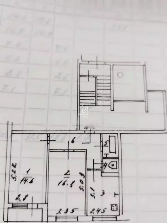 2-к кв. Калужская область, Калуга Тульская ул., 21 (50.3 м) - Фото 2