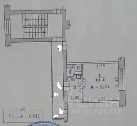 Студия Свердловская область, Екатеринбург ул. Нагорная, 46Б (18.7 м) - Фото 1