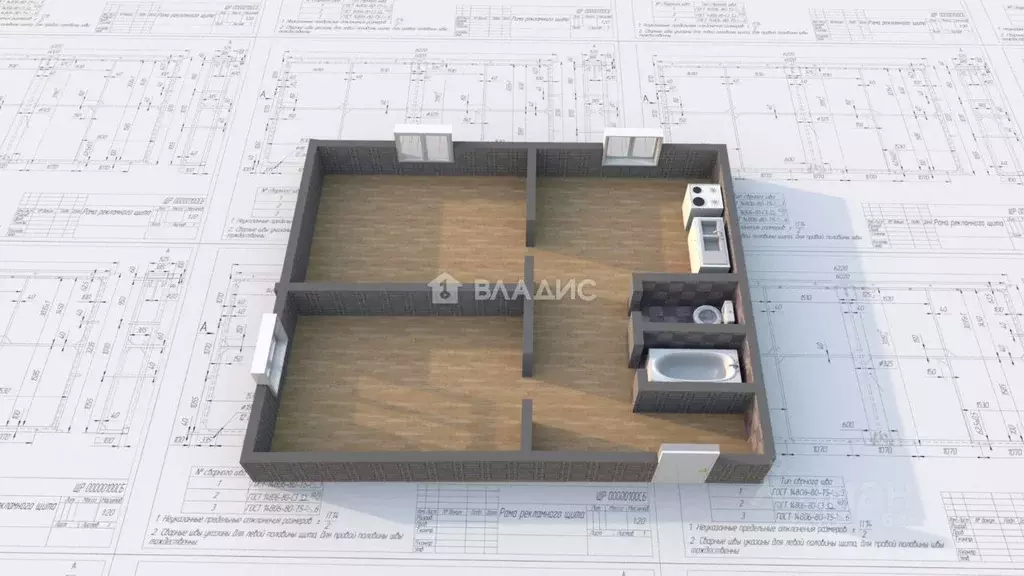 2-к кв. Иркутская область, Ангарск 55-й кв-л, 21 (50.0 м) - Фото 2