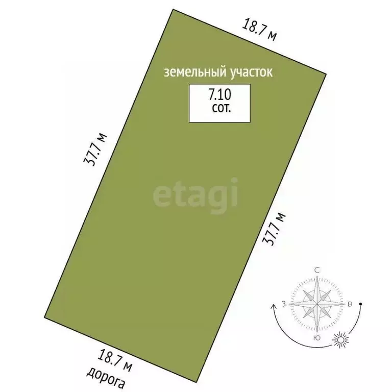 Участок в Крым, Ленинский район, Семисотское с/пос, с. Каменское ул. ... - Фото 2