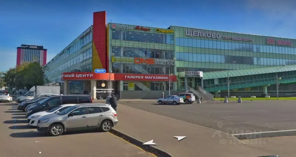 Помещение свободного назначения в Москва Щелковское ш., 100к100 (850 ... - Фото 1