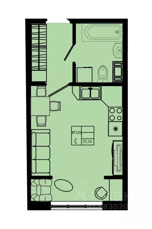 Студия Ленинградская область, Коммунар г. Гатчинский муниципальный ... - Фото 1