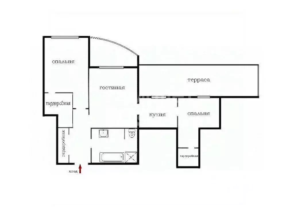 3-к кв. Санкт-Петербург Новочеркасский просп., 33к3 (105.0 м) - Фото 2