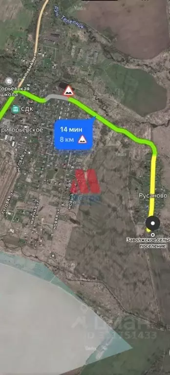 Участок в Ярославская область, Ярославский муниципальный округ, д. ... - Фото 1