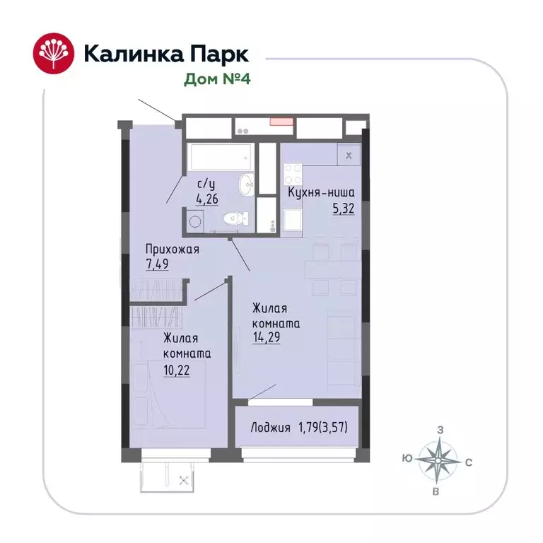 1-к кв. Удмуртия, Ижевск Восток-3 МОТ СНТ, 90 (43.37 м) - Фото 0